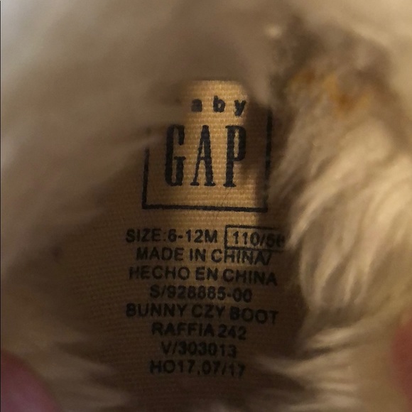 Baby Gap Bunny shoes - size 6-12 months - Picture 3 of 3